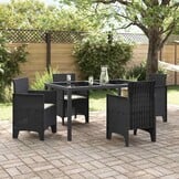 VidaXL Tuinstoel Antraciet (4 stuks) PP - 35% Korting