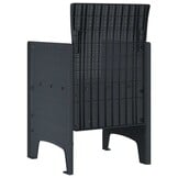 VidaXL Tuinstoel Antraciet (4 stuks) PP - 35% Korting