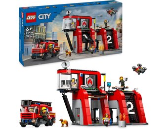 LEGO City Brandweerkazerne 60414 - 59% Korting!