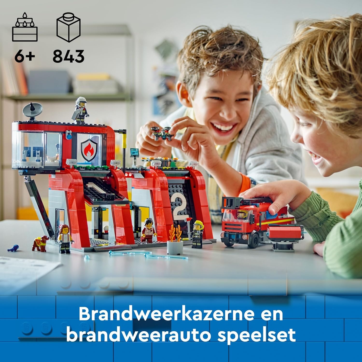 LEGO City Brandweerkazerne 60414 - 59% Korting!