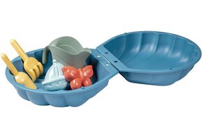Dubbele Schelp Zandbak met Accessoires - Gerecycled Plastic - 40% Korting