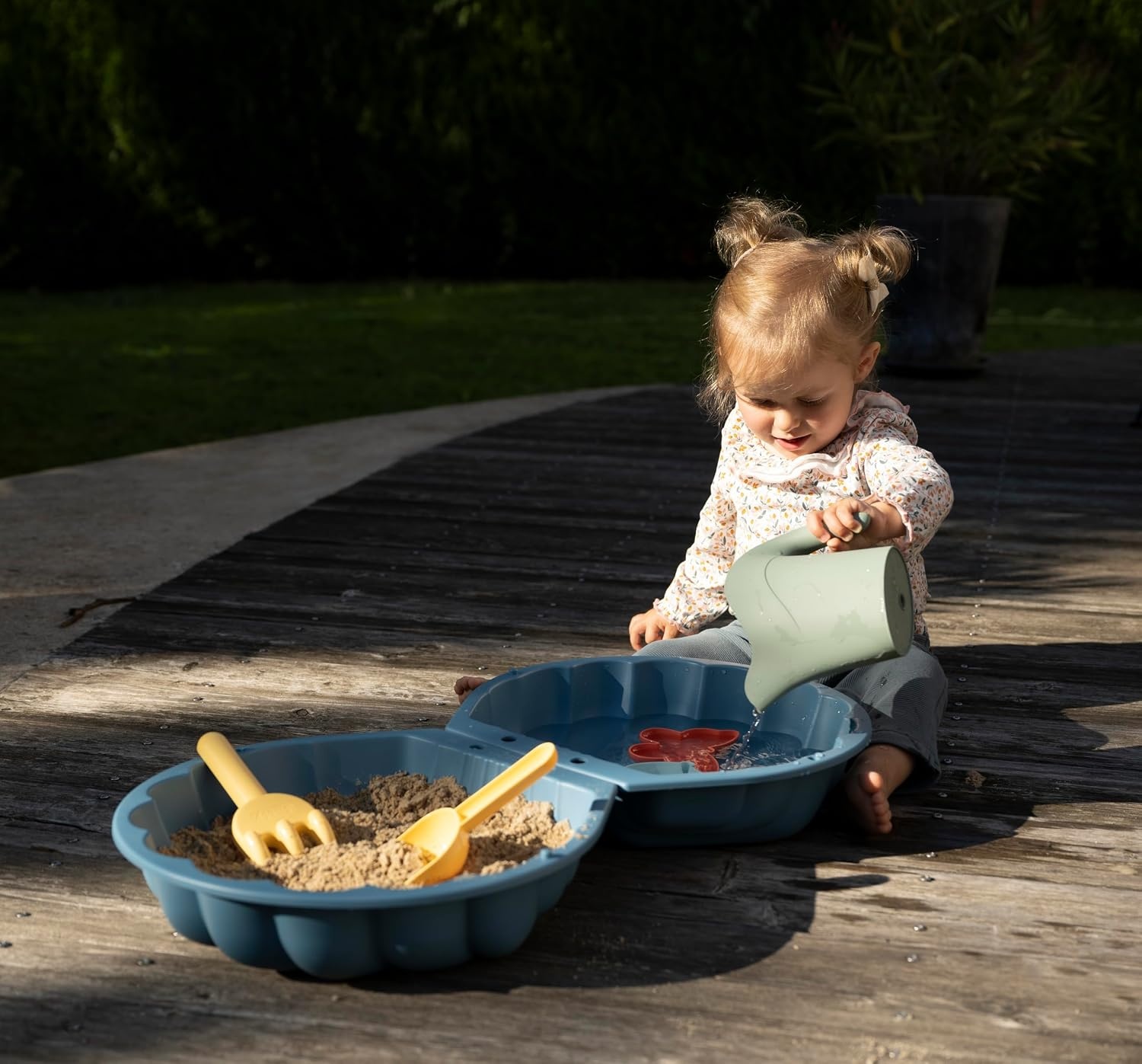 Smoby Dubbele Zandbak Schelp - Incl. Accessoires - 28% Korting