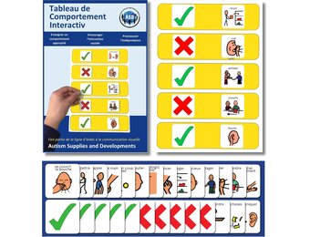 Interactief Gedragsbord A4 - Visuele Hulp Autisme/ADHD (32% Korting)
