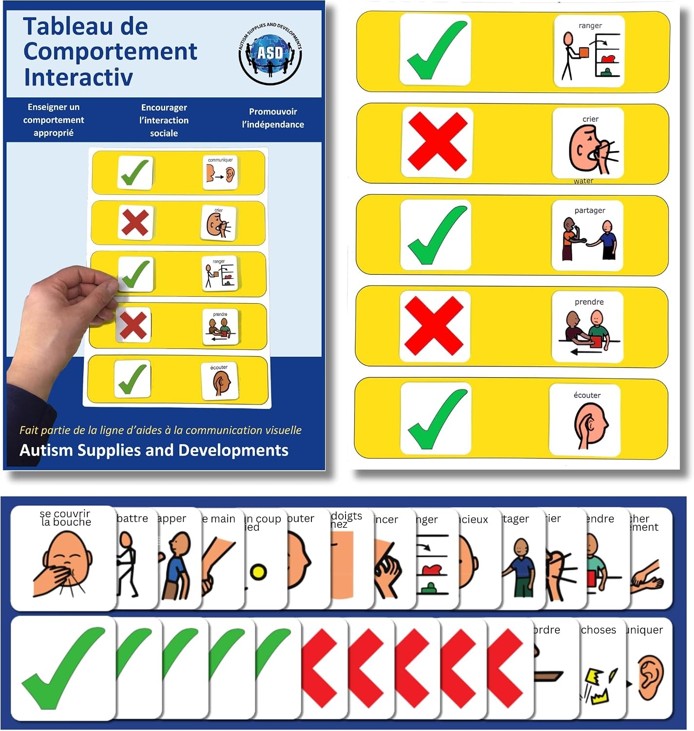 Interactief Gedragsbord A4 - Visuele Hulp Autisme/ADHD (32% Korting)