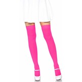 Neon Roze Nylon Dijhoge Kousen - 37% Korting