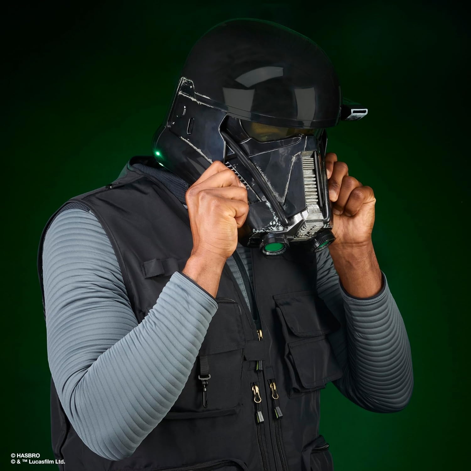 Star Wars The Black Series Imperial Death Trooper Elektronische Helm Zwart One Size