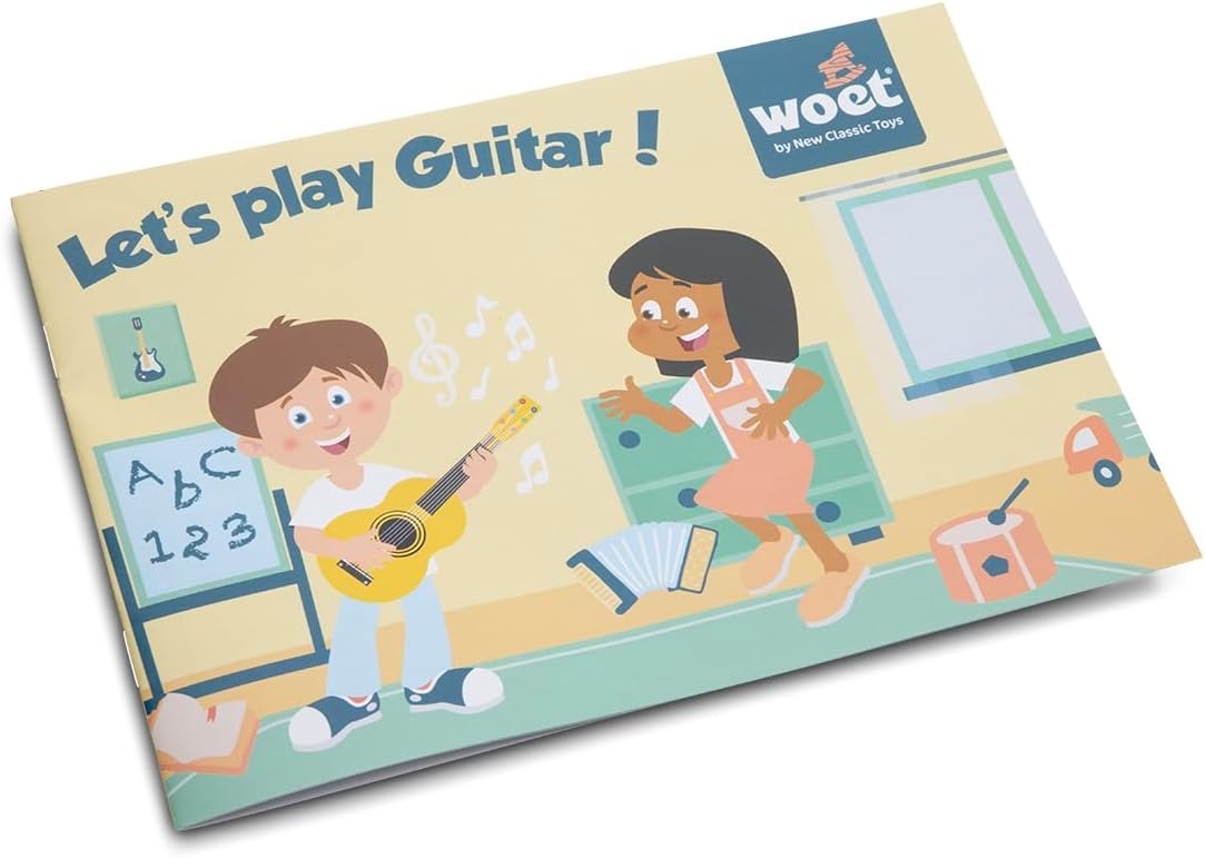New Classic Toys Gitaar Naturel (51% Korting)