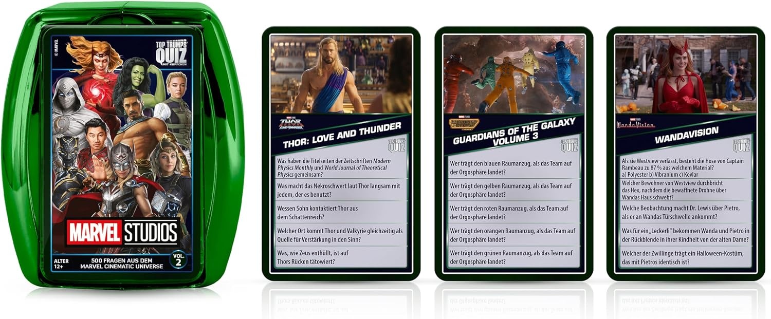 Marvel Top Trumps Quiz Kaartspel - 500 Vragen | 34% Korting
