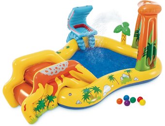 Intex Dinosaurus Speelzwembad met Glijbaan - 249 cm - 58% Korting