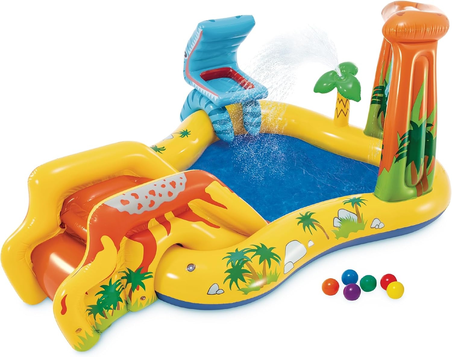 Intex Dinosaurus Speelzwembad met Glijbaan - 249 cm - 58% Korting