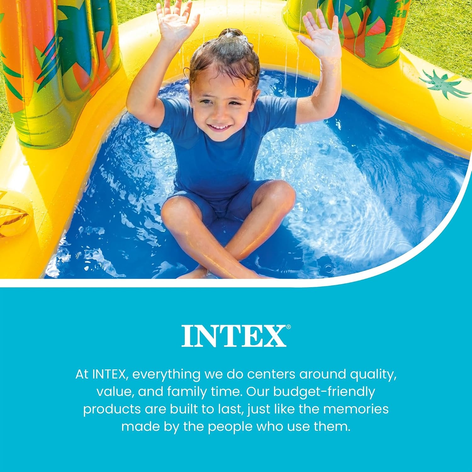 Intex Dinosaurus Speelzwembad met Glijbaan - 249 cm - 58% Korting