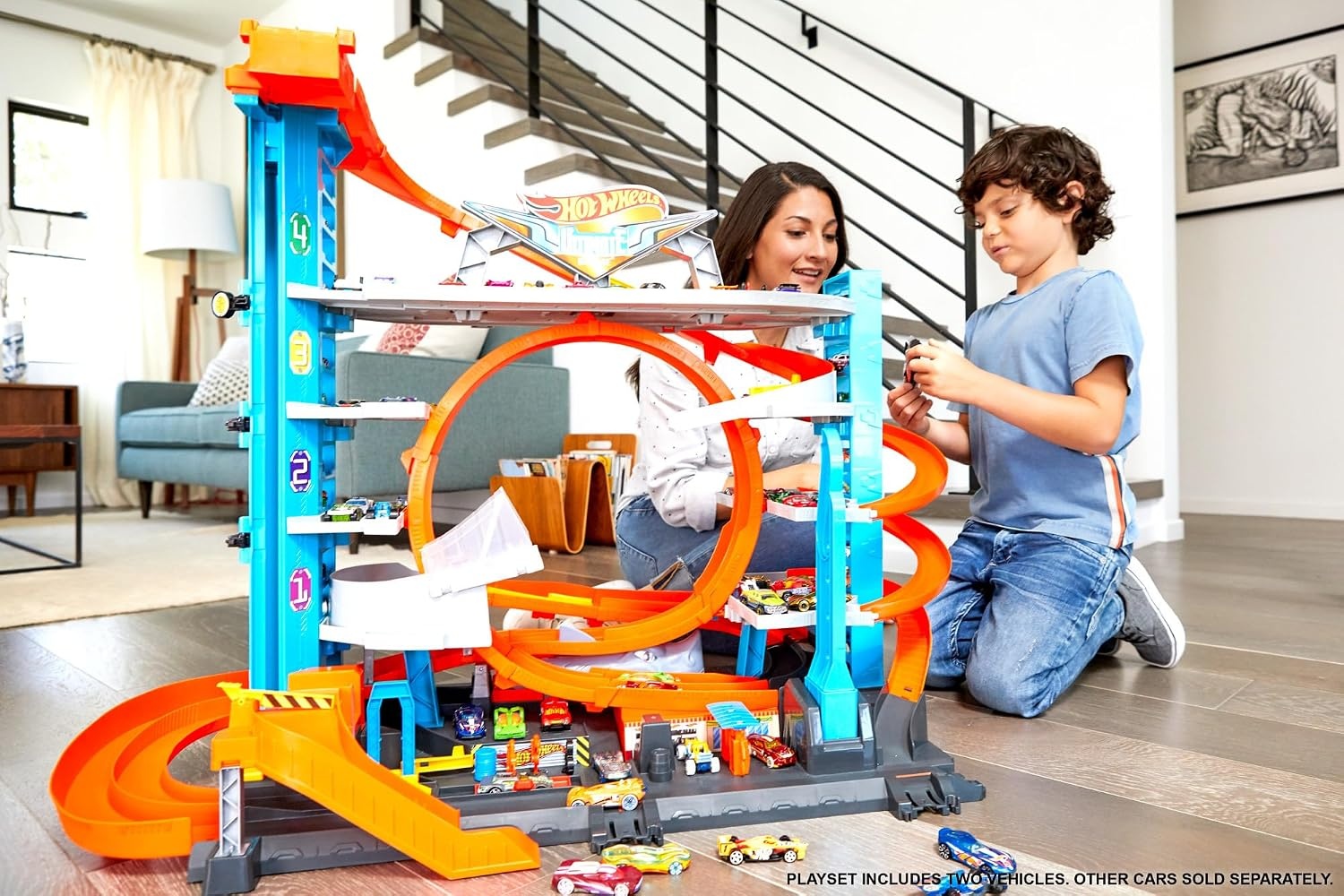 Hot Wheels Parkeergarage Haaienaanval - 34% Korting