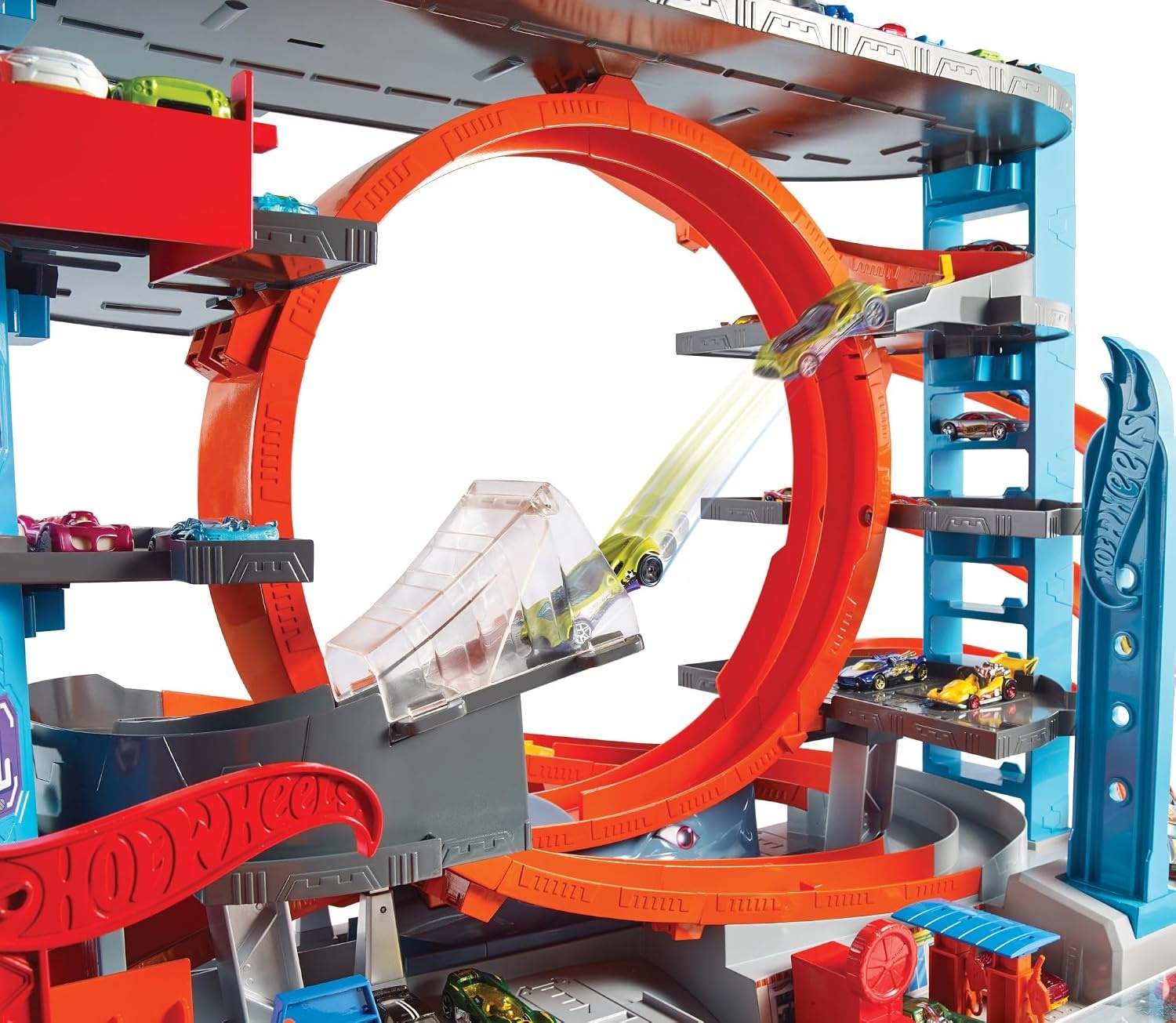 Hot Wheels Parkeergarage Haaienaanval - 34% Korting