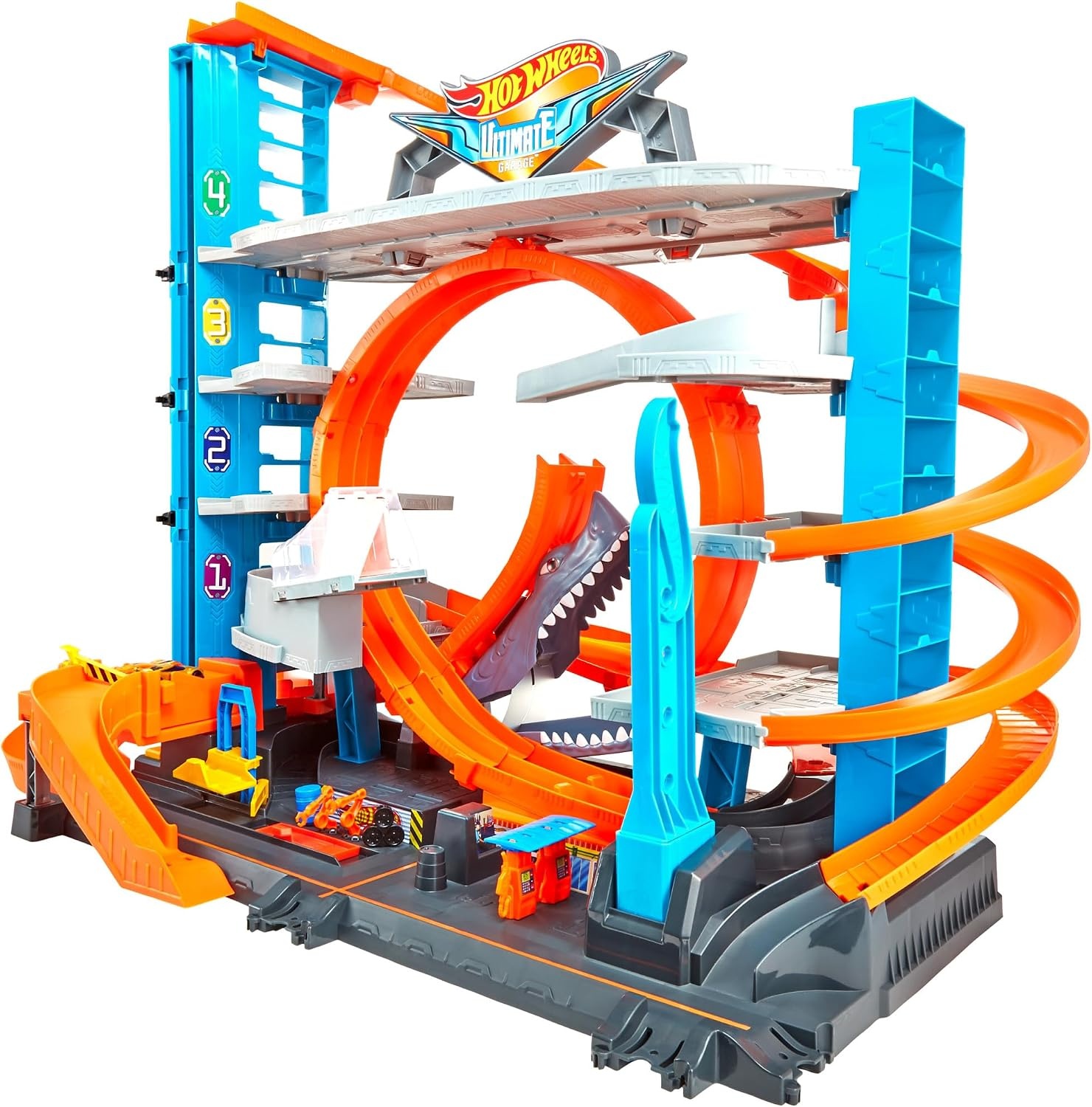 Hot Wheels Parkeergarage Haaienaanval - 34% Korting