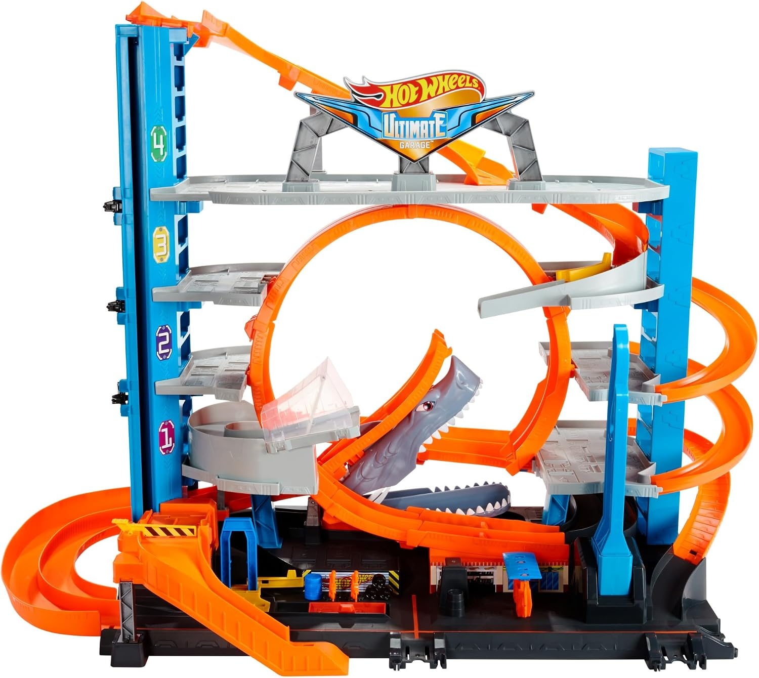 Hot Wheels Parkeergarage Haaienaanval - 34% Korting