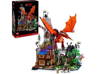 LEGO Ideas D&D Rode Draak Bouwset - 60% Korting