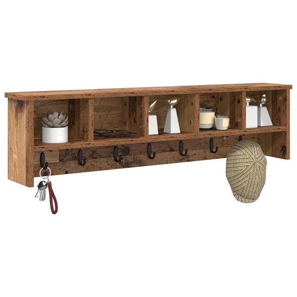 Wandkapstok Oudhout 100cm - 34% Korting