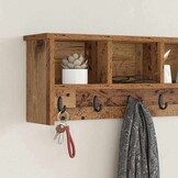Wandkapstok Oudhout 100cm - 34% Korting