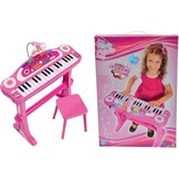 Simba Staand Keyboard met Stoel & Microfoon Roze 34% Korting