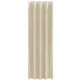 VidaXL Verduisterende Gordijnen - Crèmekleurig Fluweel (2 stuks, 140x245cm) - 34% Korting
