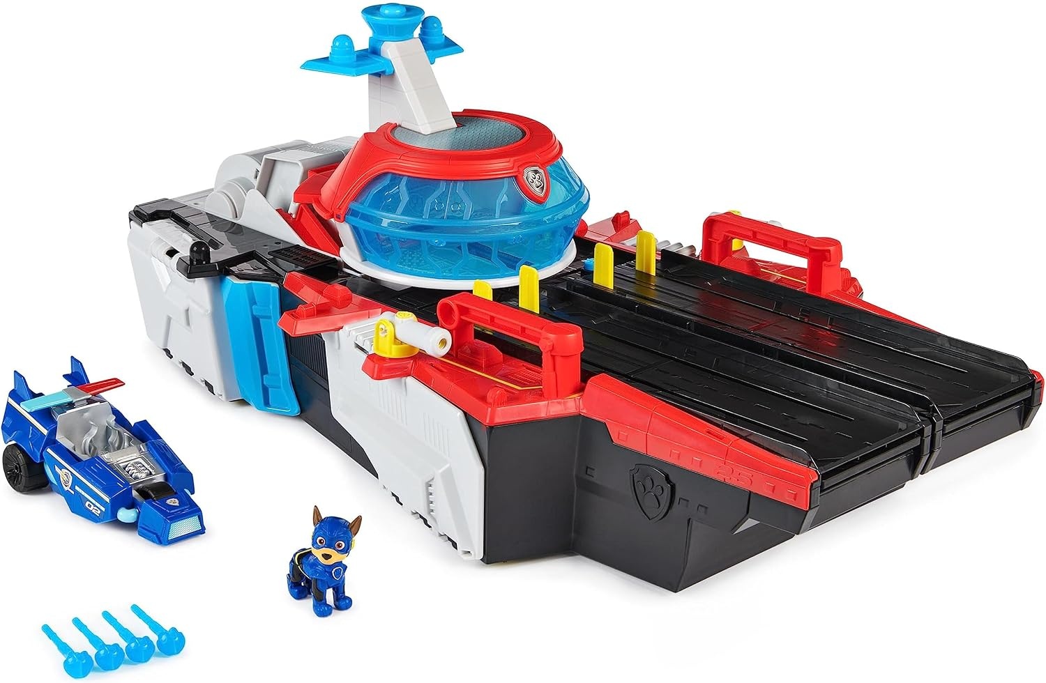 Paw Patrol Vliegdekschip HQ met Chase & Voertuig - 59% Korting