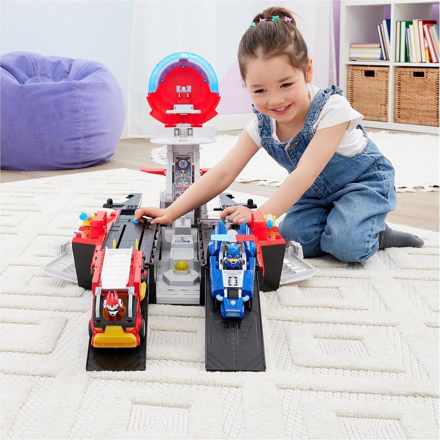 Paw Patrol Vliegdekschip HQ met Chase & Voertuig - 59% Korting