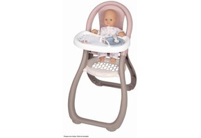 Smoby Poppenstoel met Bord & Lepel | 35% Korting | Poppen tot 42 cm