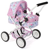 Bayer Chic 2000 Poppenwagen Smarty Bloemen Roze - 34% Korting