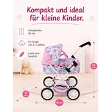Bayer Chic 2000 Poppenwagen Smarty Bloemen Roze - 34% Korting