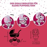 Bayer Chic 2000 Poppenwagen Smarty Bloemen Roze - 34% Korting