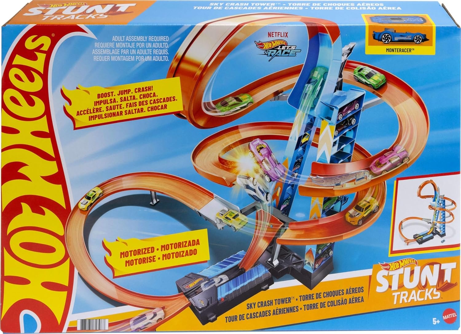 Hot Wheels Skyscraper Crash Racebaan - 54% Korting