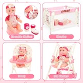 Speelgoed Poppenhuis Set Roze - 34% Korting, 1 Stuk