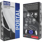 Beschermende Draagtas voor Playstation Portal Remote Player | Reis & Opslag | Met vakken voor Accessoires, Headset & Oplader | Zwart/Blauw