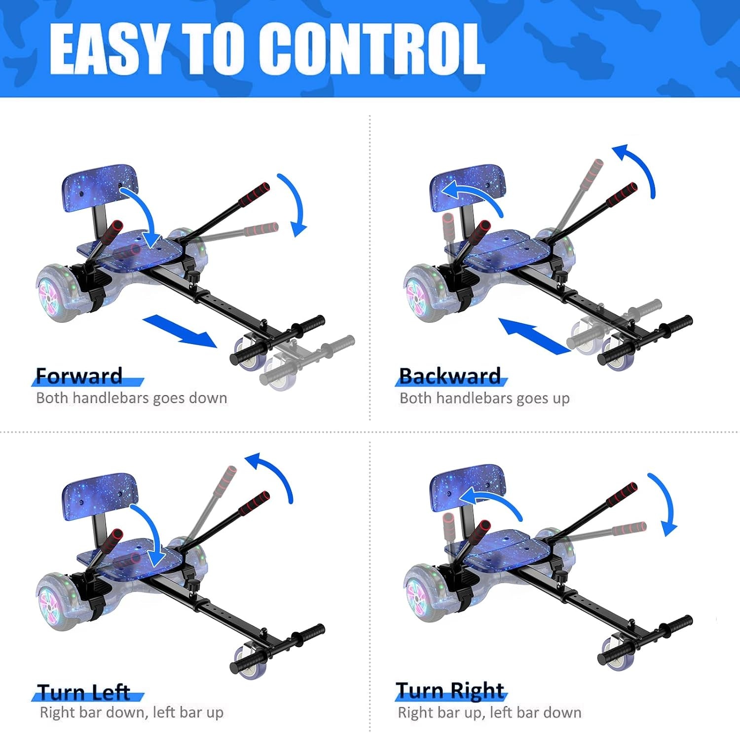 Kinder Go-Kart Scooter met LED & Bluetooth - 60% Korting!