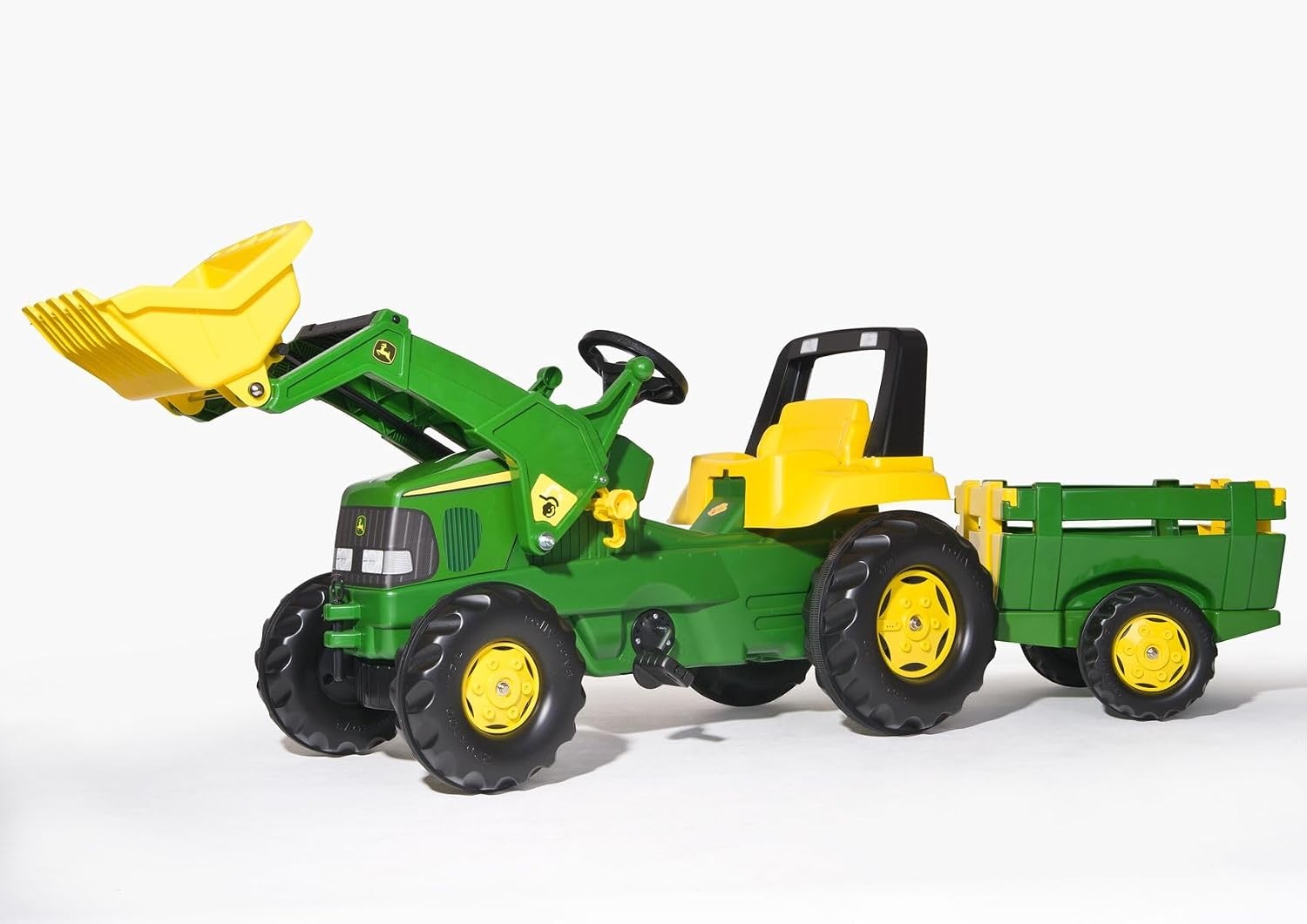 Traptractor John Deere Junior met Voorlader & Aanhanger - 35% Korting!