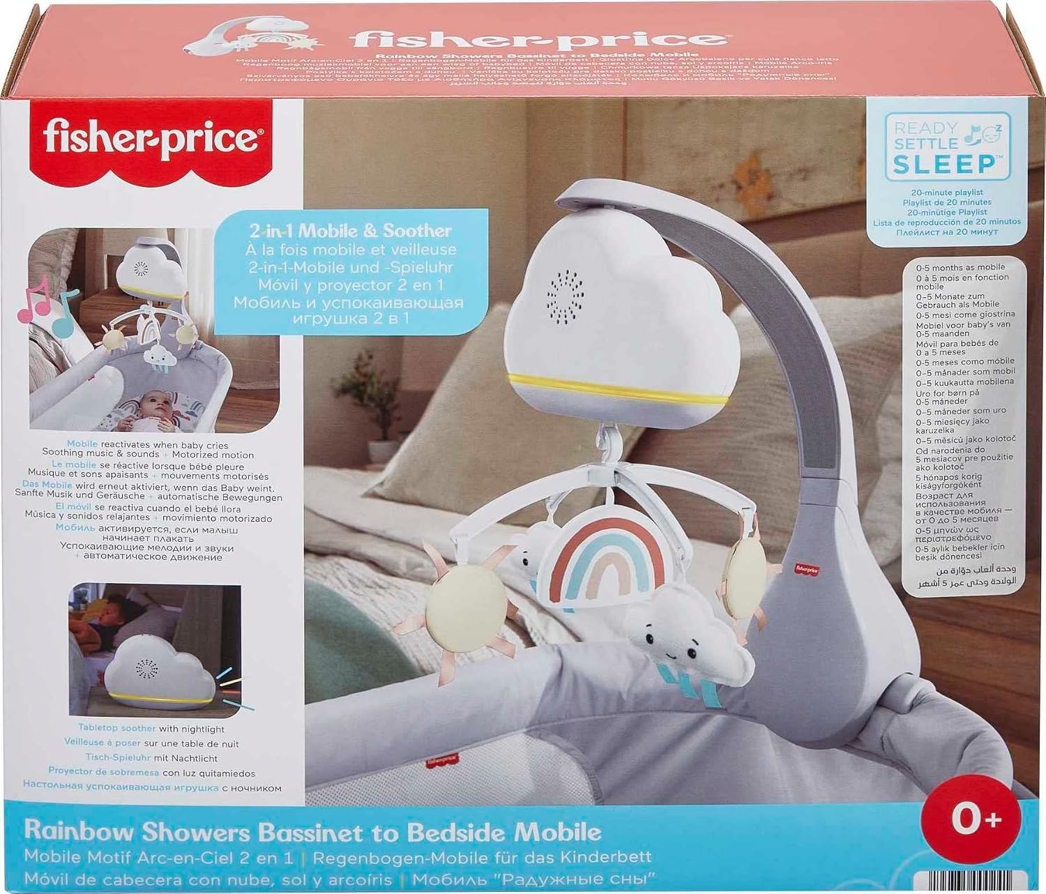 Fisher-Price Muziekmobiel Regenboog met Nachtlampje - 33% Korting!