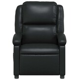 Verstelbare Fauteuil Kunstleer Zwart met 35% Korting