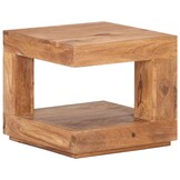 Salontafel Massief Acaciahout 45x45x40 cm - 41% Korting