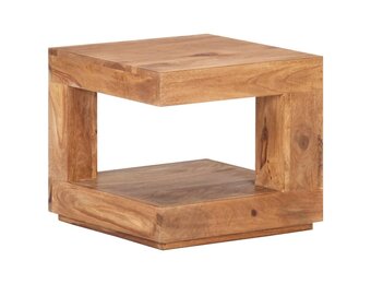 Salontafel Massief Acaciahout 45x45x40 cm - 41% Korting