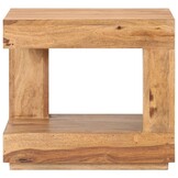 Salontafel Massief Acaciahout 45x45x40 cm - 41% Korting