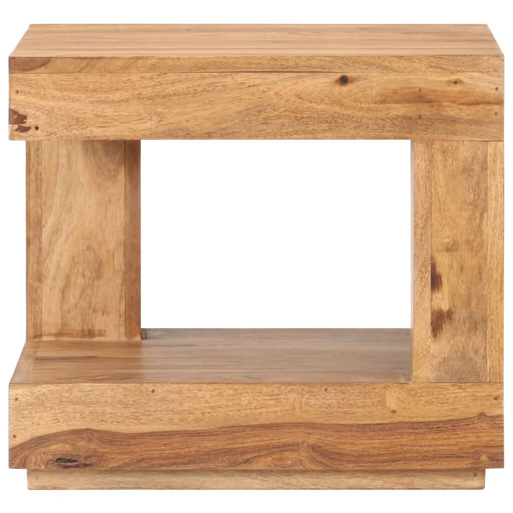 Salontafel Massief Acaciahout 45x45x40 cm - 41% Korting