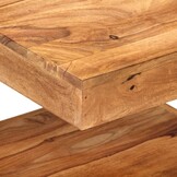 Salontafel Massief Acaciahout 45x45x40 cm - 41% Korting