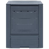 vidaXL Compostbakken 2 st 520 L 60x60x73 cm grijs