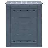 vidaXL Compostbakken 2 st 520 L 60x60x73 cm grijs