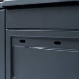 vidaXL Compostbakken 2 st 520 L 60x60x73 cm grijs