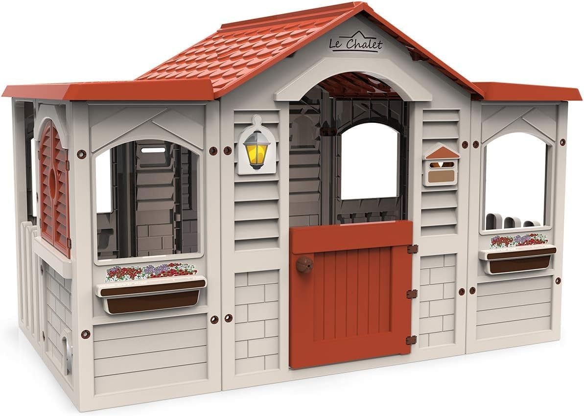 Chicos - Le Chalet Groot Speelhuis voor kinderen voor gebruik binnen en buiten | Bestendig en duurzaam huis | Aanbevolen voor jongens en meisjes vanaf 2 jaar (89650)