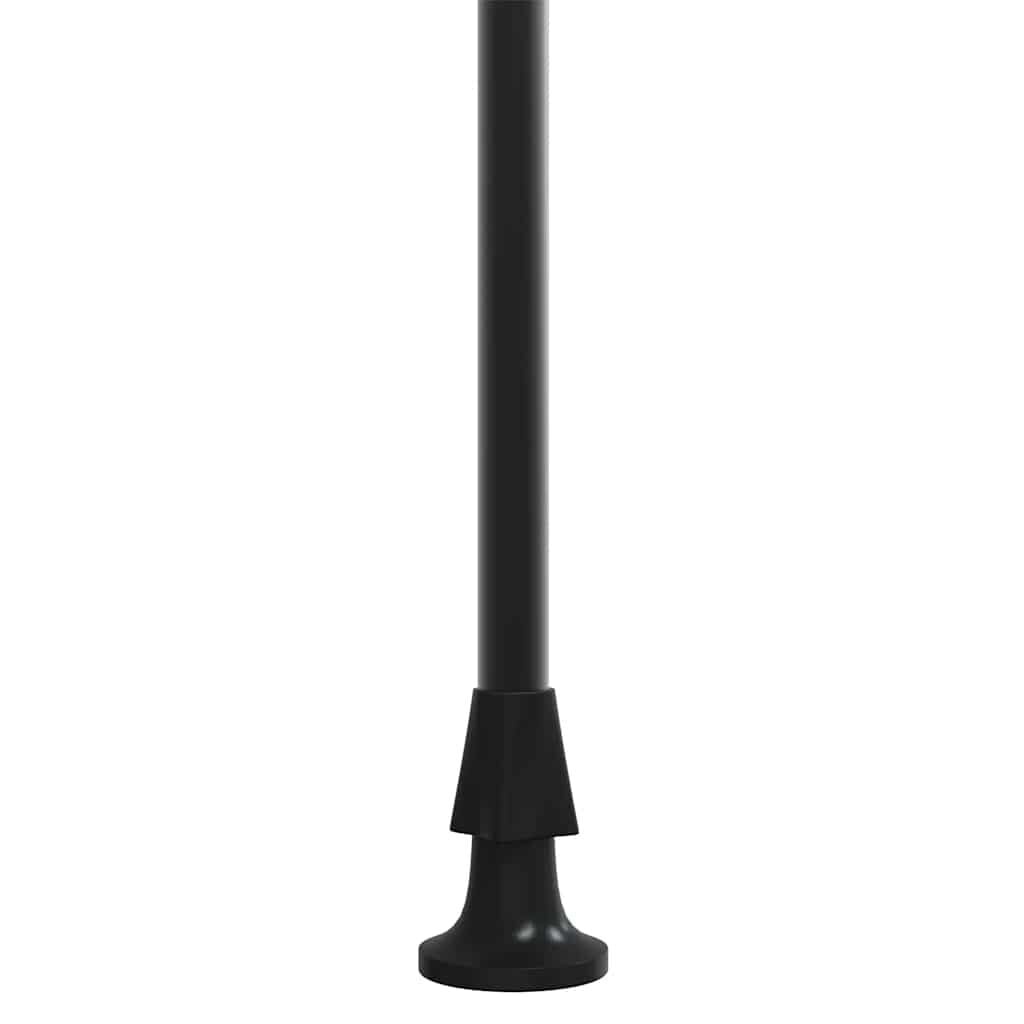vidaXL Luifel uittrekbaar 300x150 cm stof en staal antracietkleurig