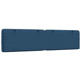 Hoofdbordkussen Blauw Stof 200 cm - 81% Korting