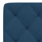 Hoofdbordkussen Blauw Stof 200 cm - 81% Korting