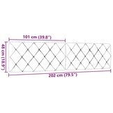 Hoofdbordkussen Blauw Stof 200 cm - 81% Korting